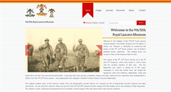 Desktop Screenshot of 9th12thlancersmuseum.org